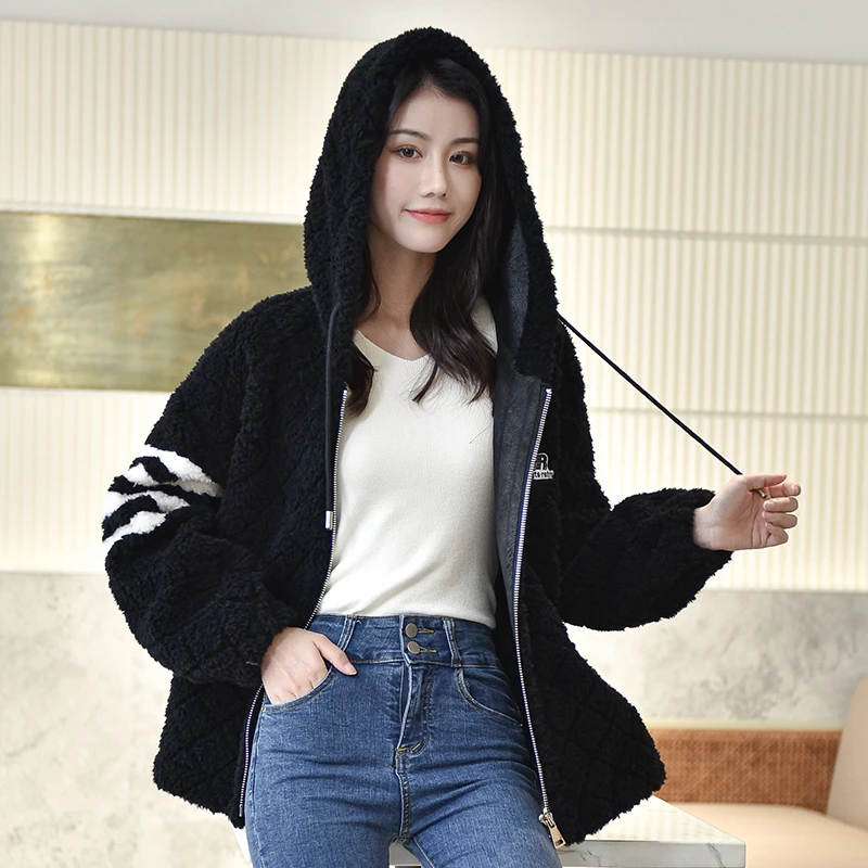 海宁皮草100%羊毛外套断码促销