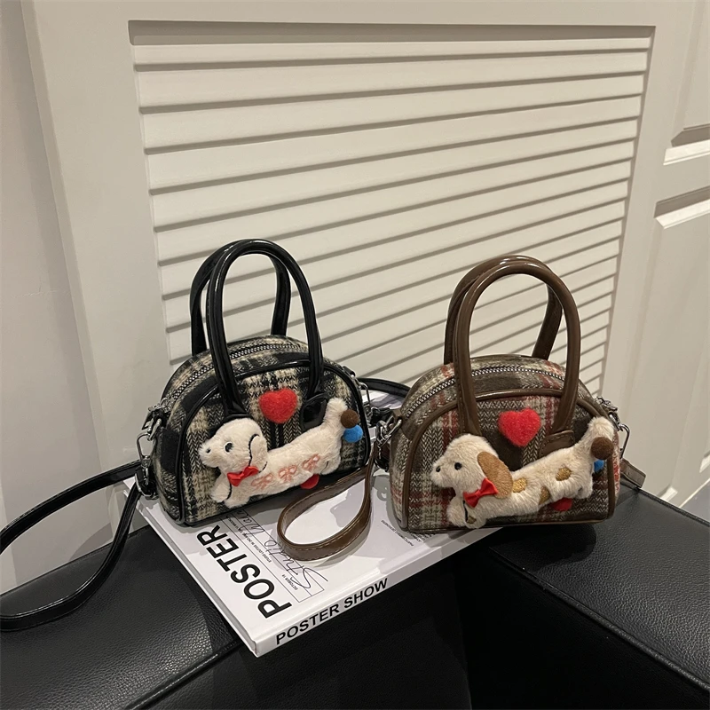 儿童包包2025新款秋冬时尚女童宝宝公主手提包小女孩外出游斜挎包