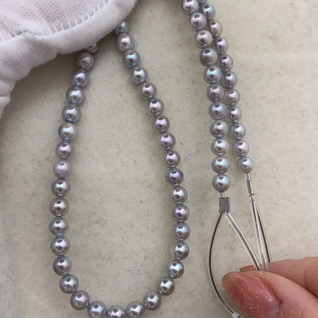 海水珍珠项链未镶嵌真多麻5-6