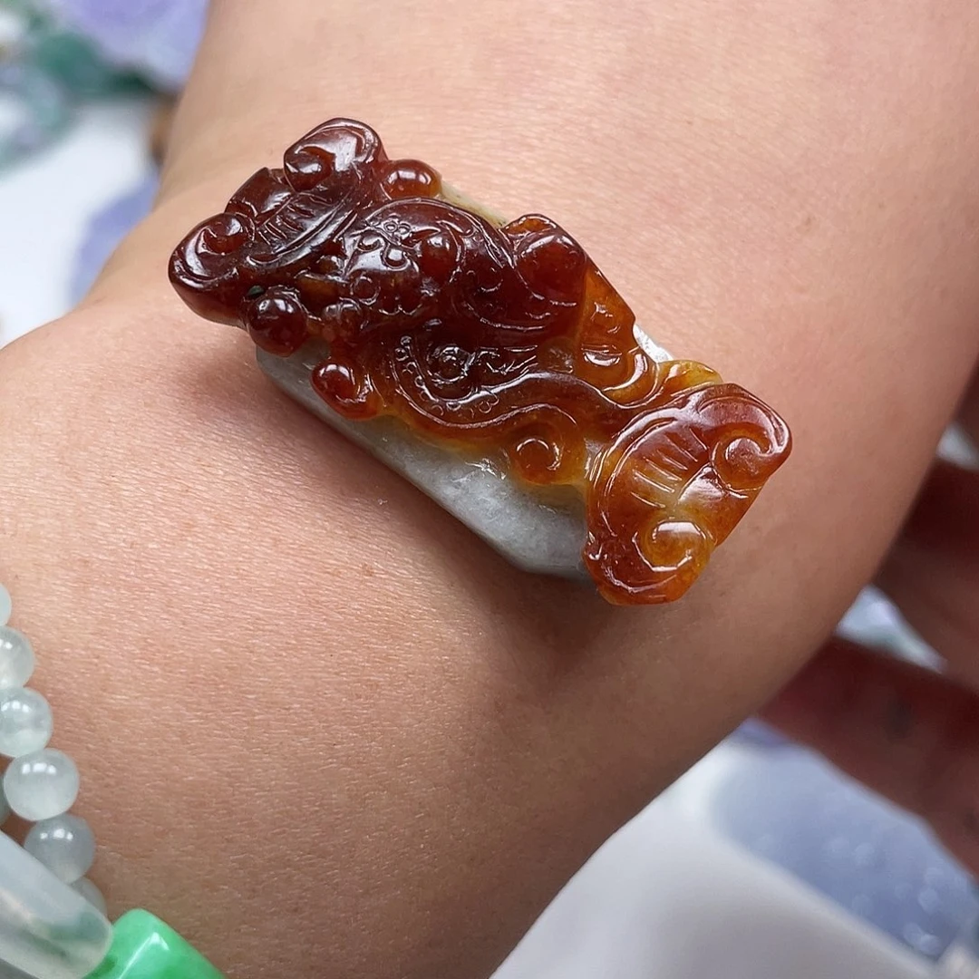 颈饰未镶嵌翡翠翡玉缘翡翠