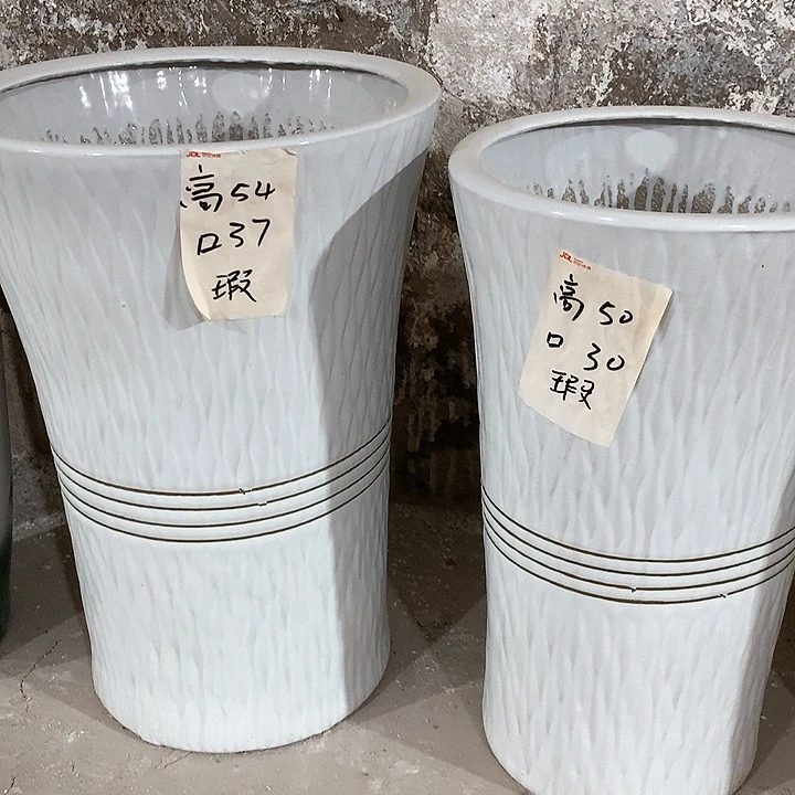 【闪购商品】高温陶瓷花盆默认瑕疵