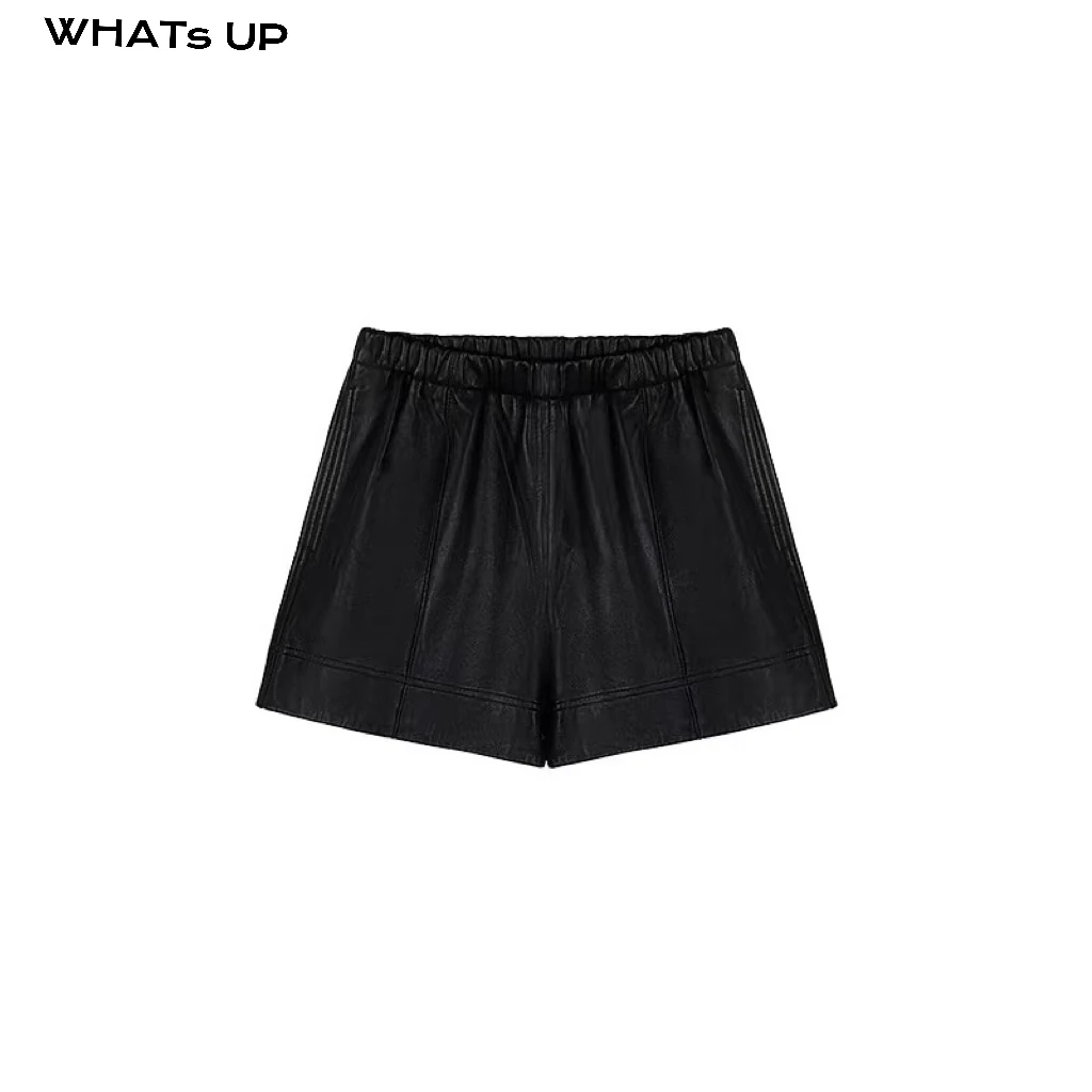 CRUSH collection 设计师品牌 松紧腰皮裤WHATsUP