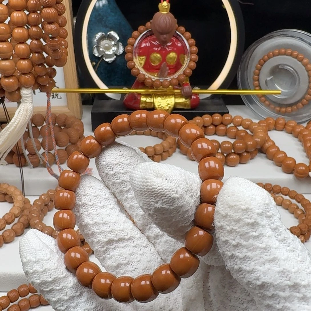 诗***方猴头核桃手串猴头直切9.7