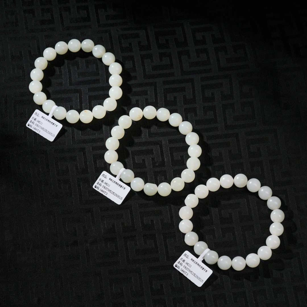 『博姐臻选』·和涧丨和田玉老籽传世级手串约10mmS6073多样性发其一