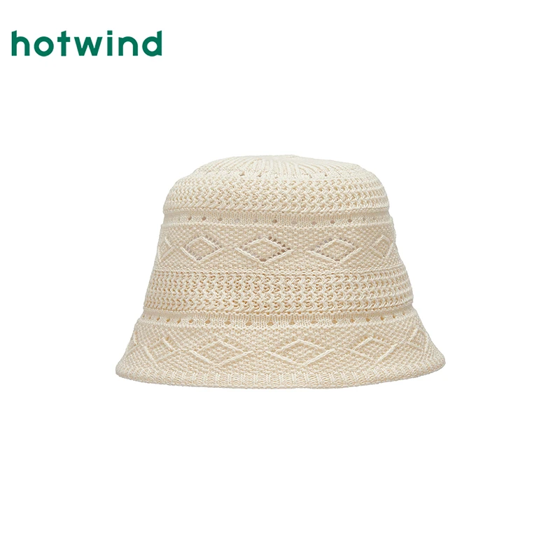 【热风门店同款】热风2025年夏季新款女士时尚钩针盆帽P004W25206