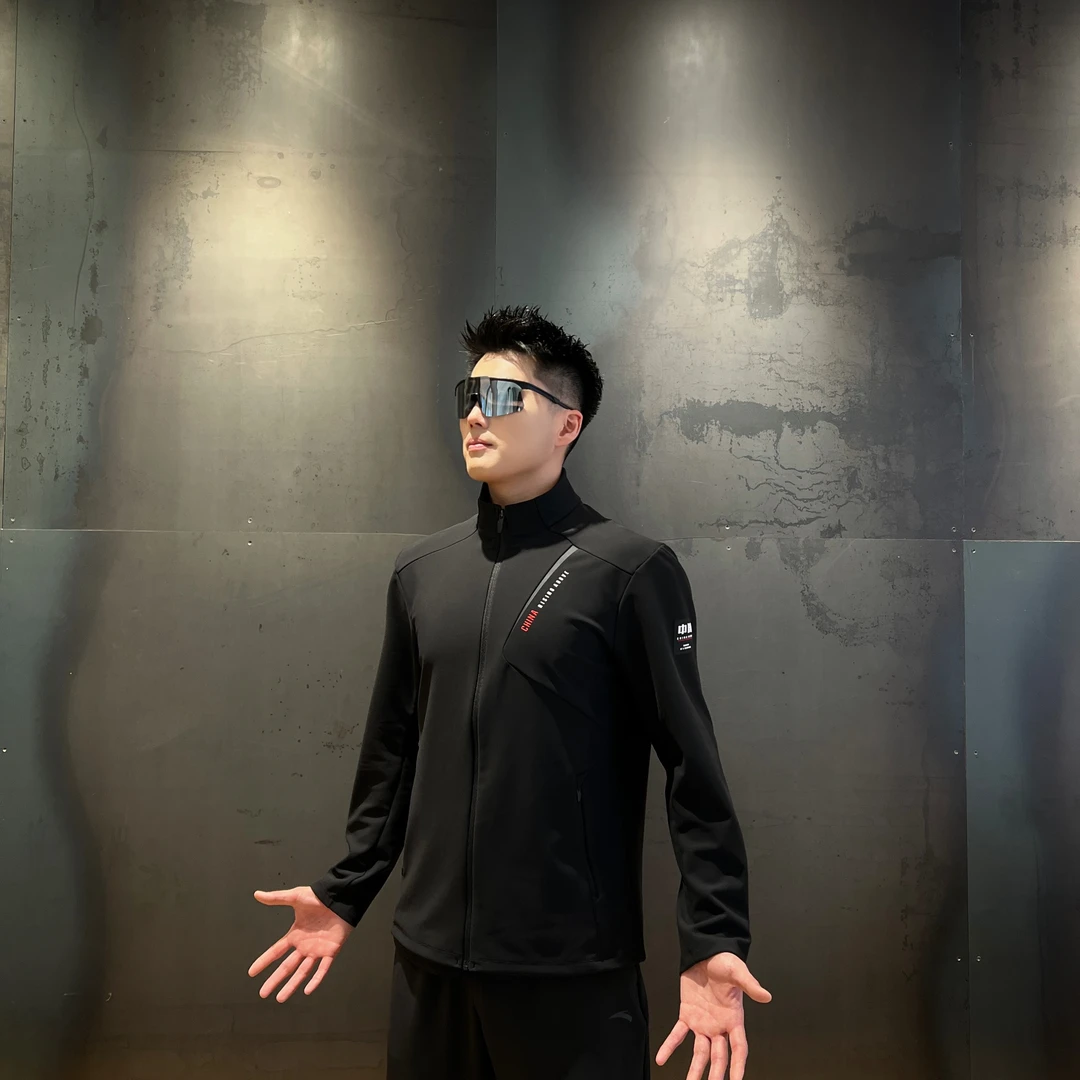 安踏（ANTA）CHN系列男子立领挺括精英外套25年春季新款运动上衣