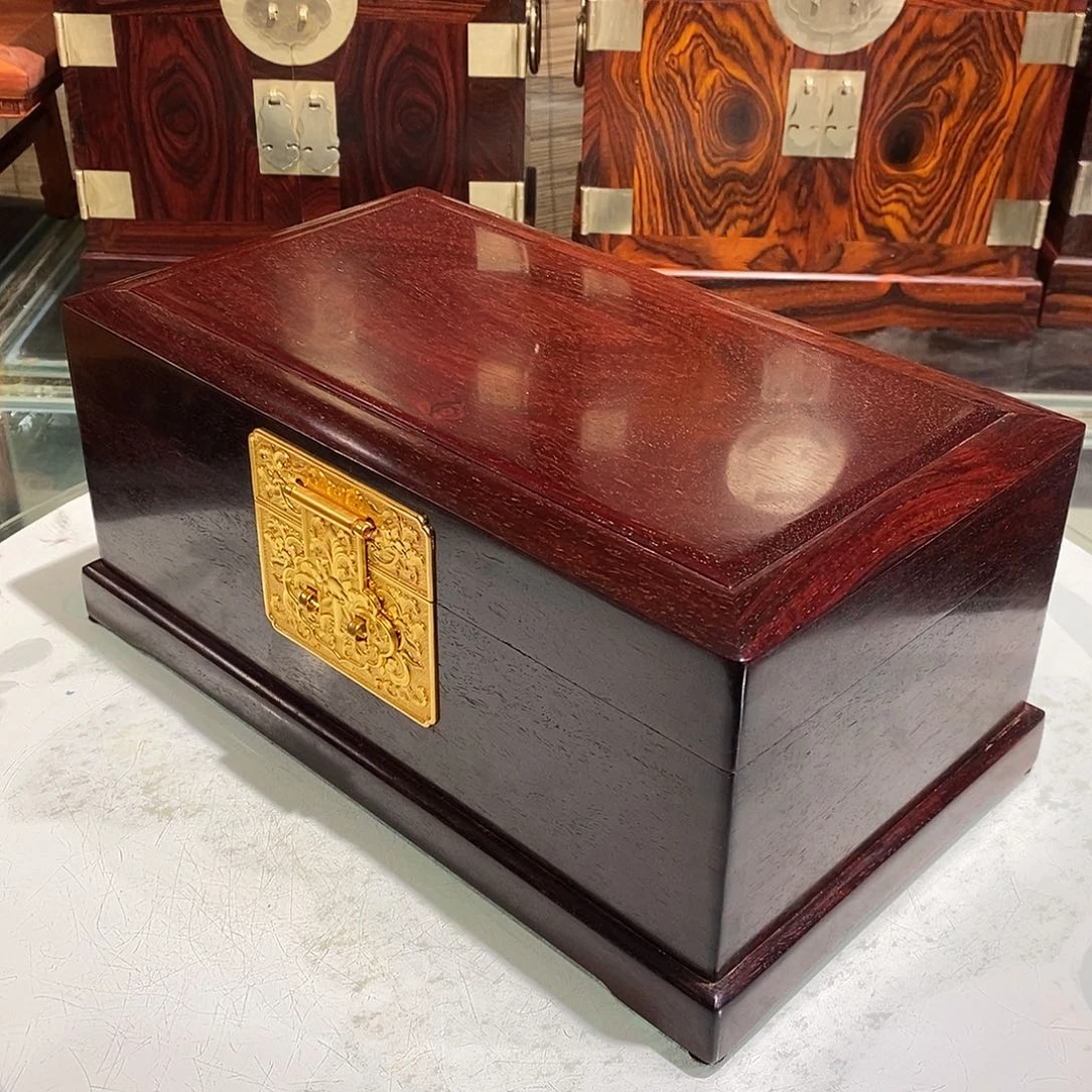 顺***檀香紫檀（小叶紫檀）独板首饰盒29/17/12.5