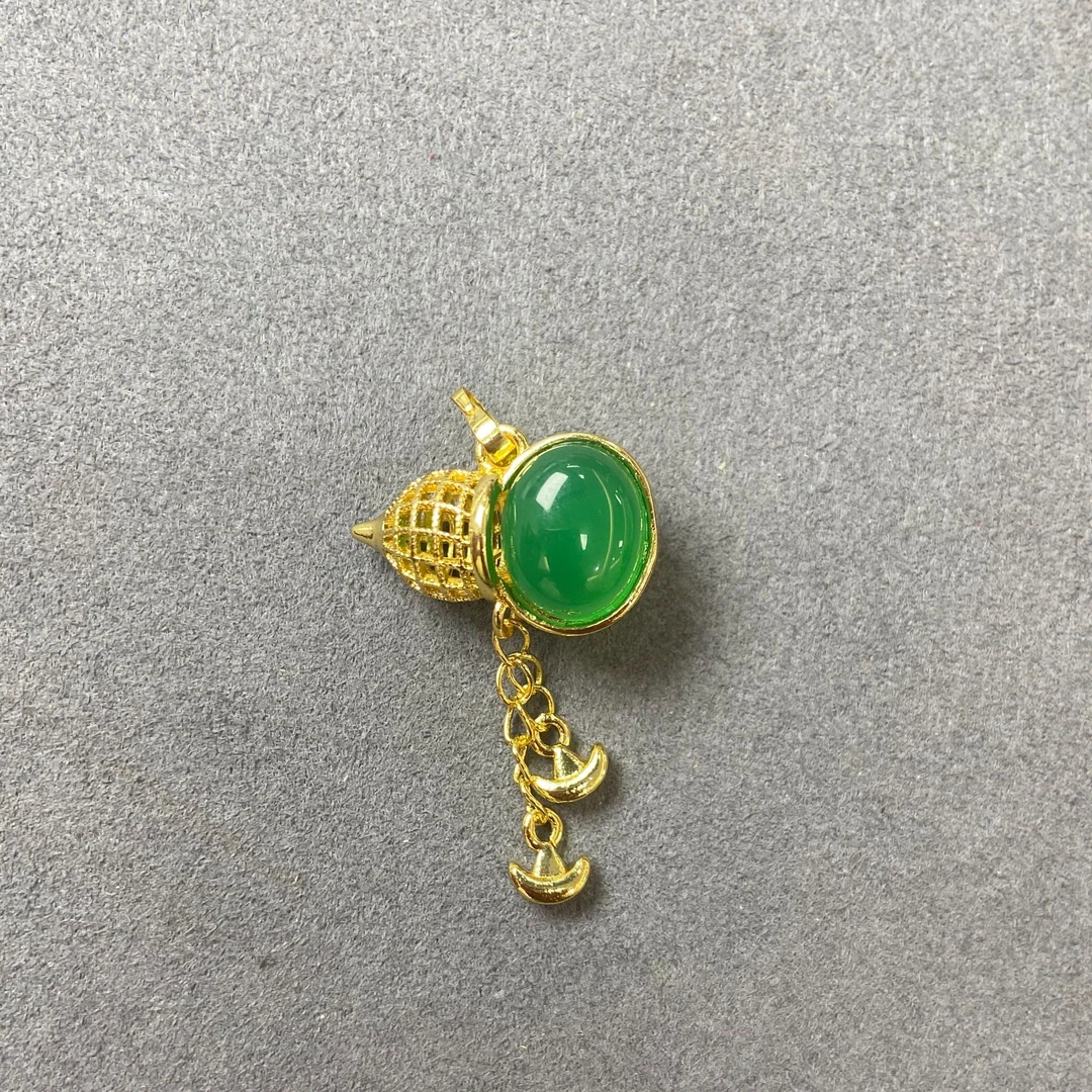 经典国风天然玛瑙葫芦吊坠1609