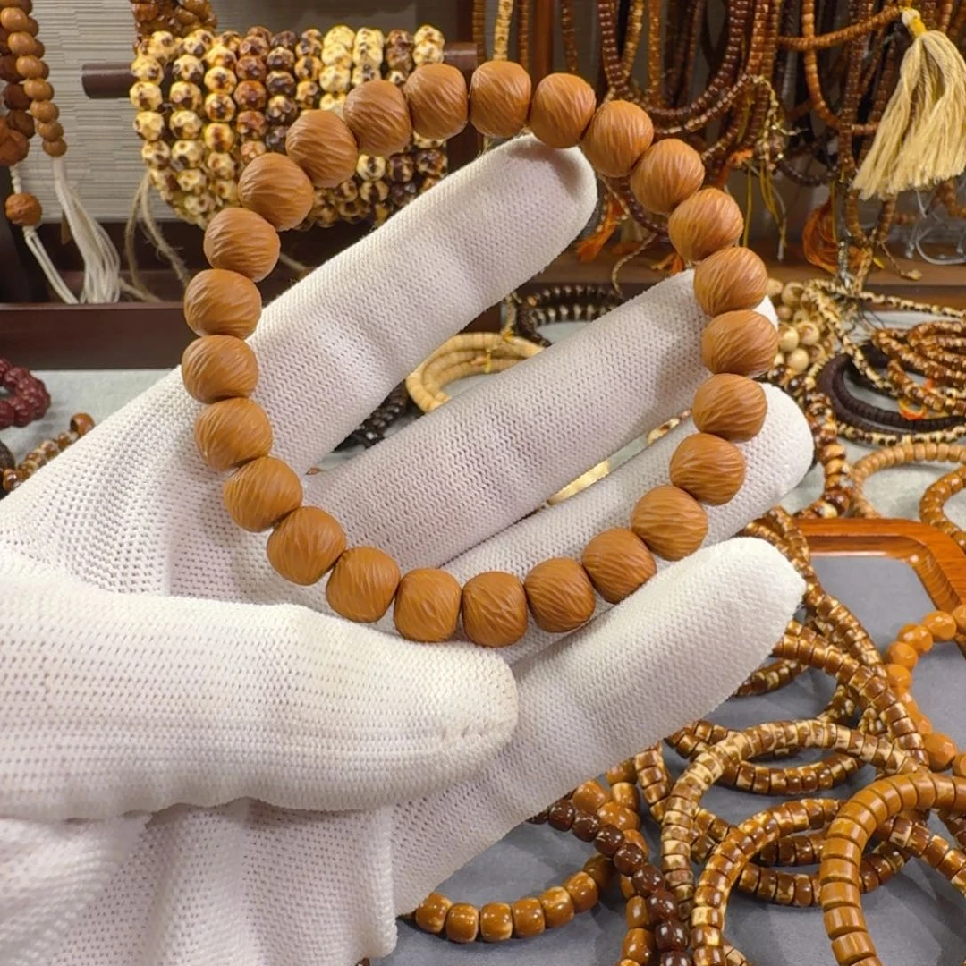 悟***道猴头核桃手串猴头云锦卡10