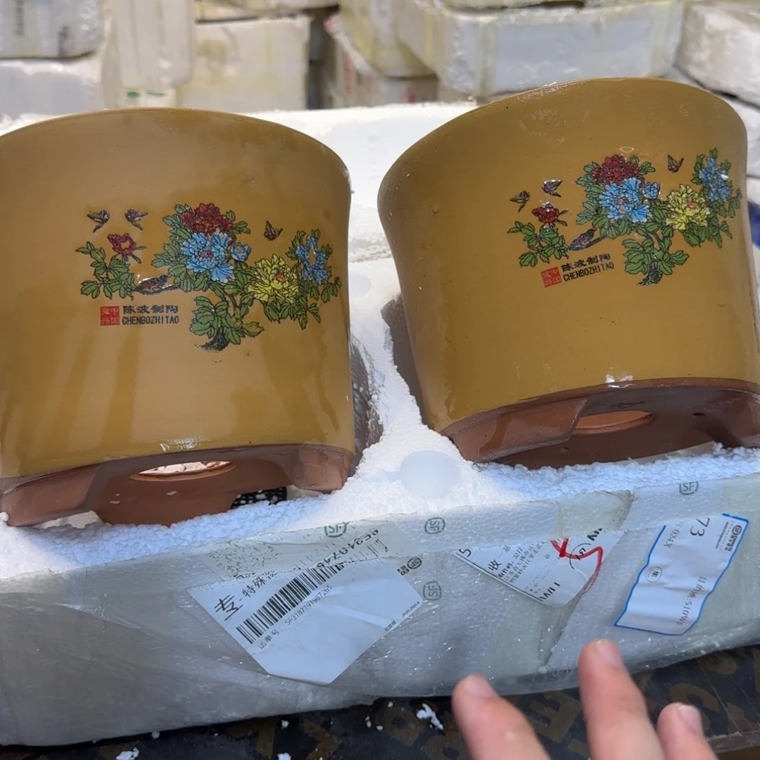 紫砂花盆口径17.13口径