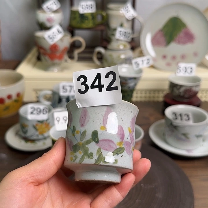 杯子342 景德镇手工手绘