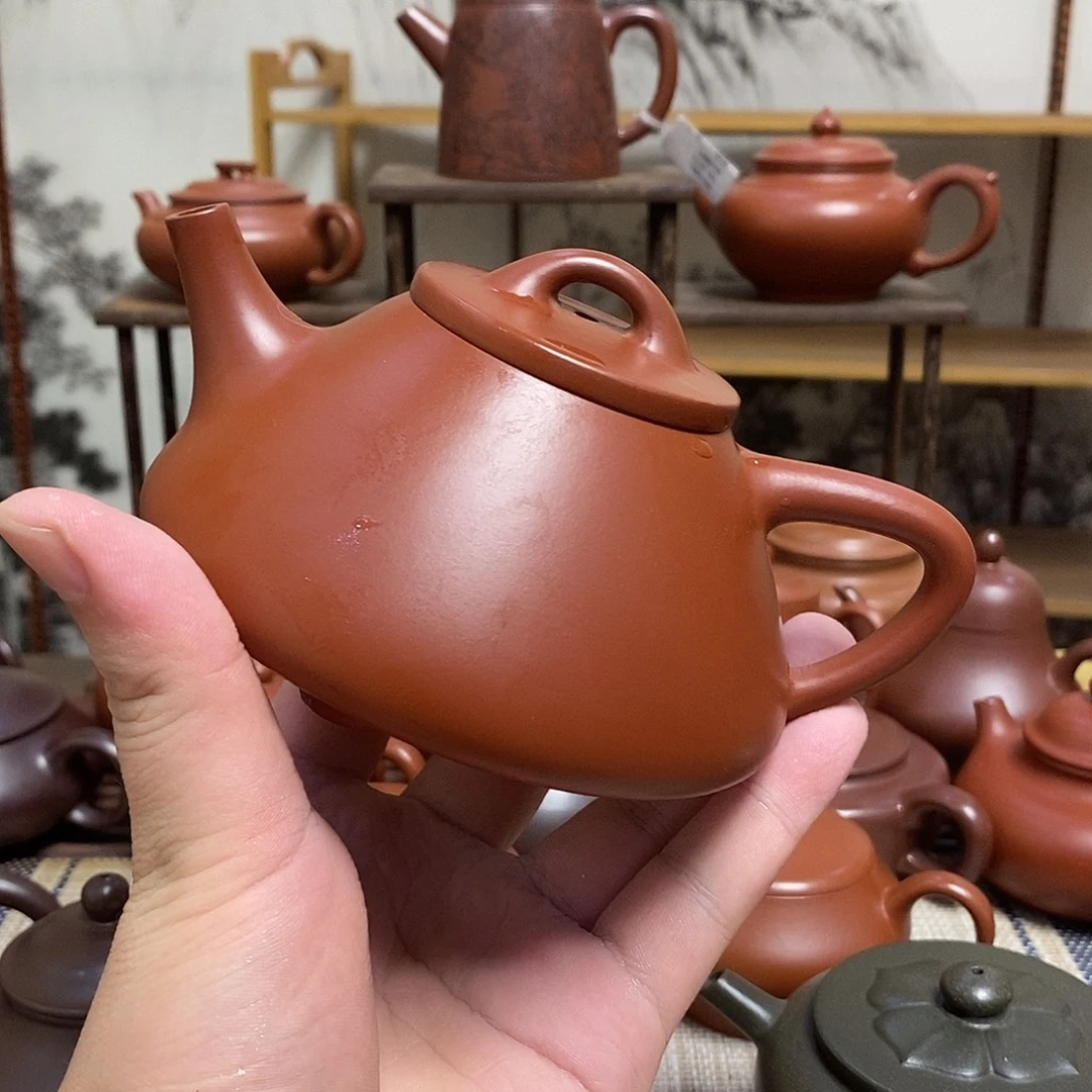 含***手茶壶紫砂宜兴紫砂