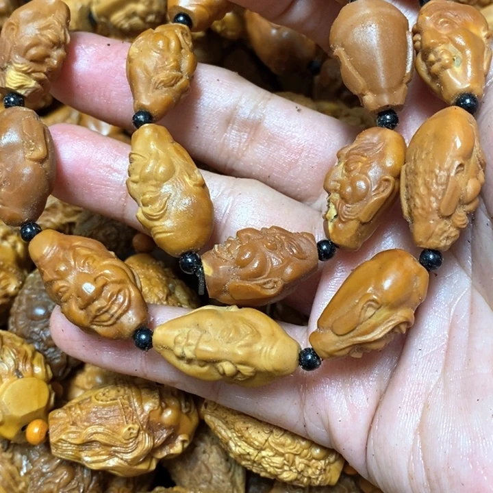 橄榄核手串/手链橄榄微瑕罗汉脖挂