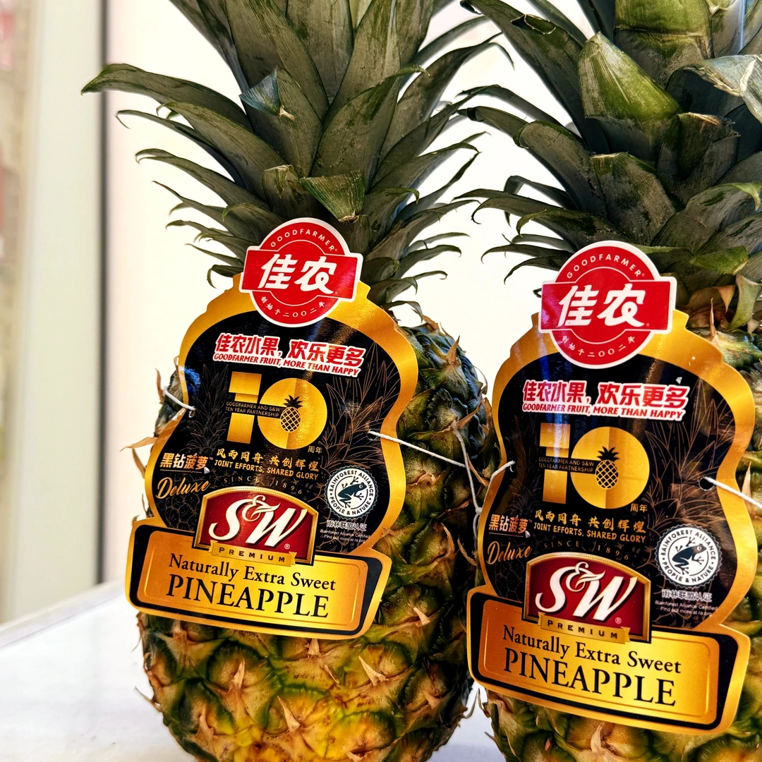 SW佳农黑钻凤梨（A级）约1500g左右新鲜