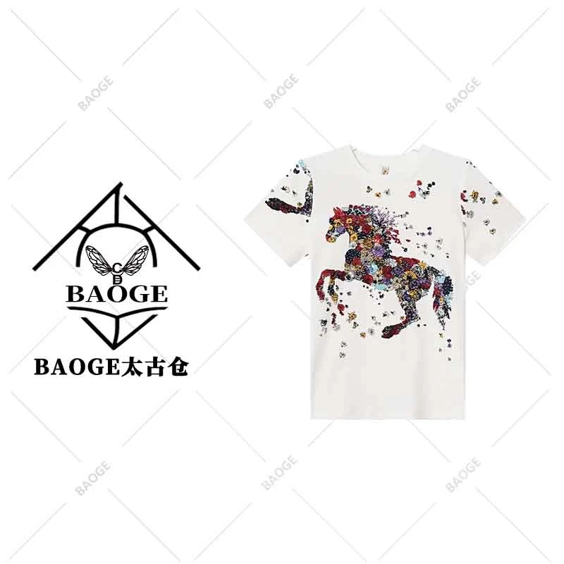 【BAOGE太古仓】A97621新款洋气百搭短袖