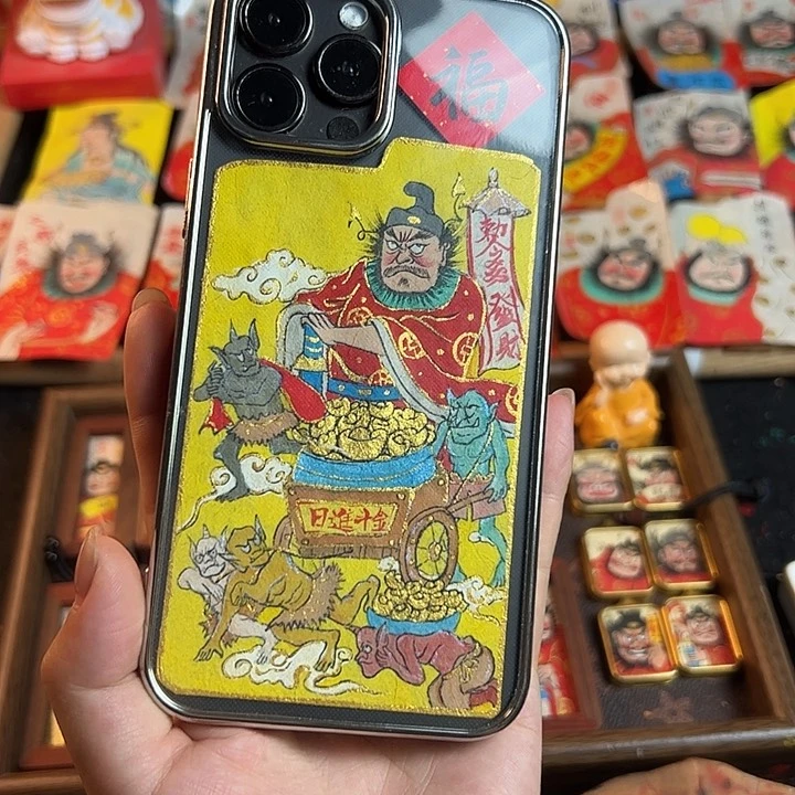 P***侠纯手绘钟馗文创画