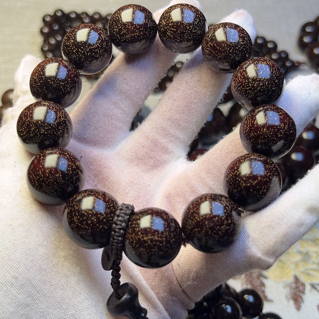 檀香紫檀（小叶紫檀）1.8 13颗爆星