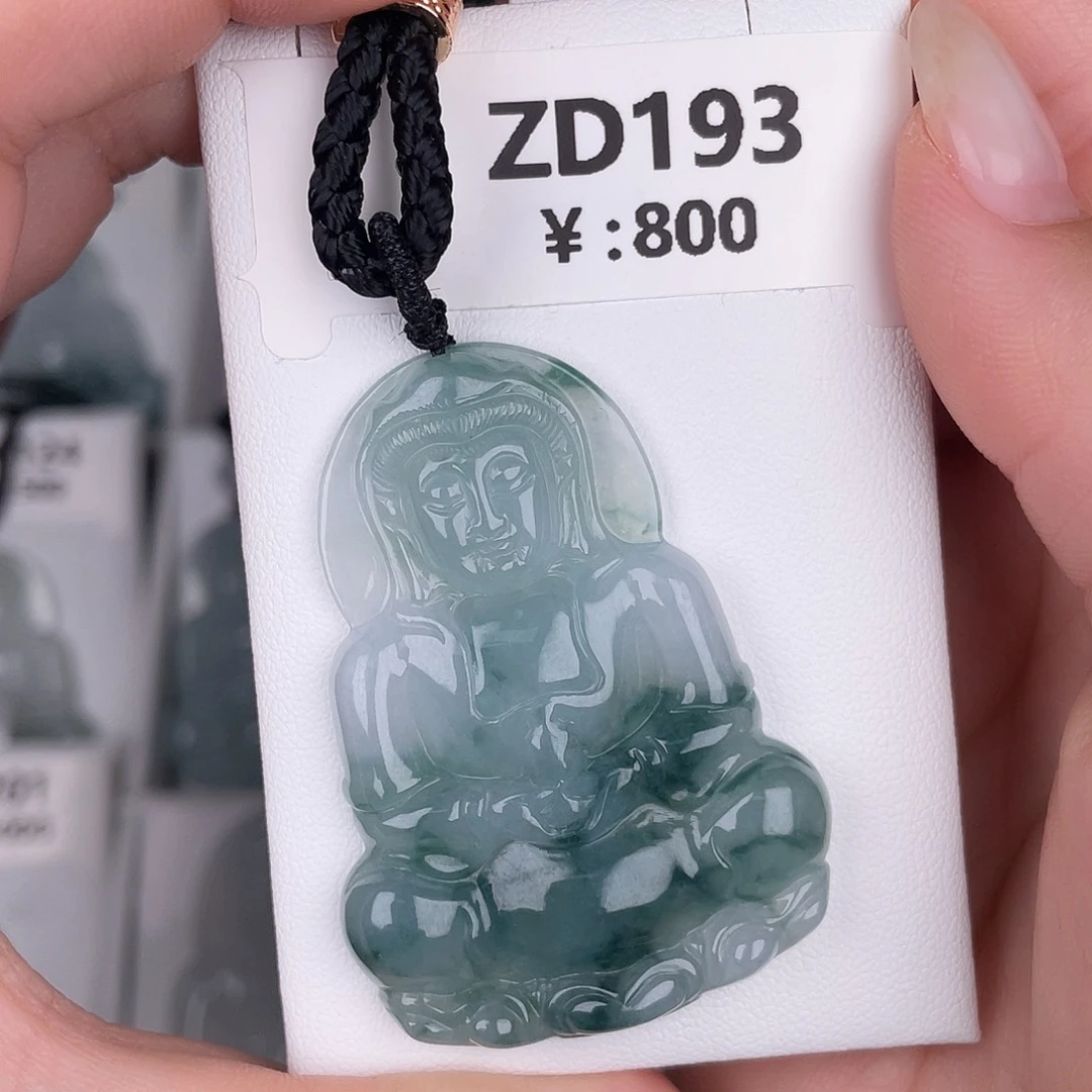 翡翠未镶嵌颈饰zd193