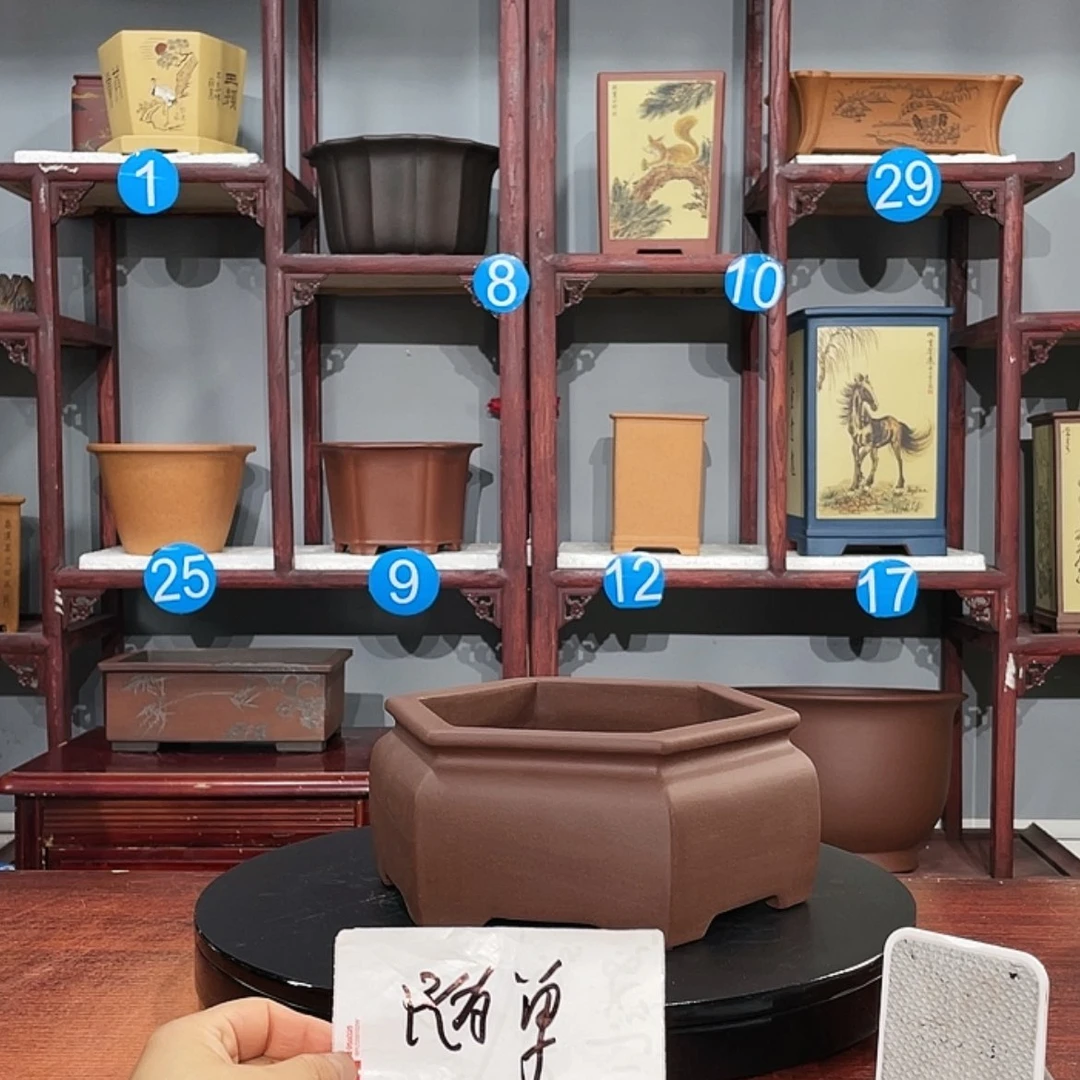 【闪购商品】紫砂花盆爱**杰紫砂花盆