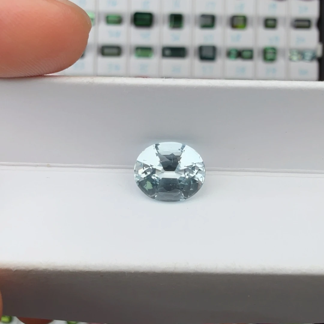 海蓝宝石裸石天然3.4克拉