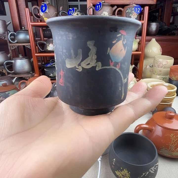 小***涵陶云南建水紫陶/手磨主人杯