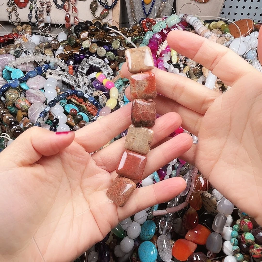 玛瑙/玉髓未镶嵌珠宝半成品菊花石如图