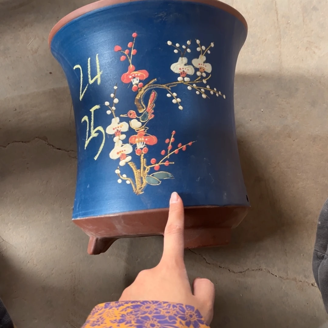 宜兴川阁紫砂花盆单个