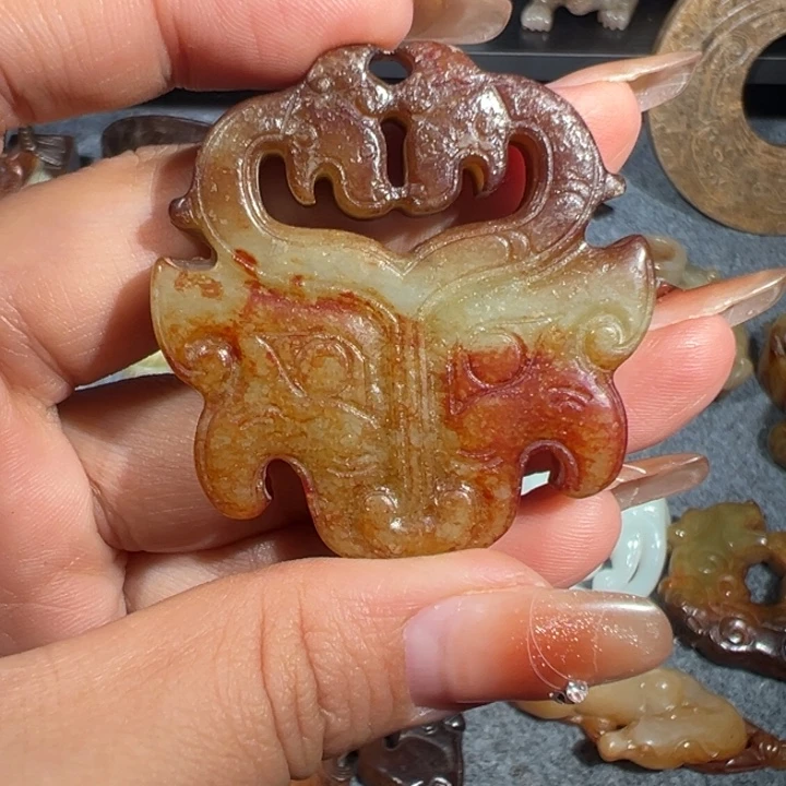 和田玉未镶嵌挂件