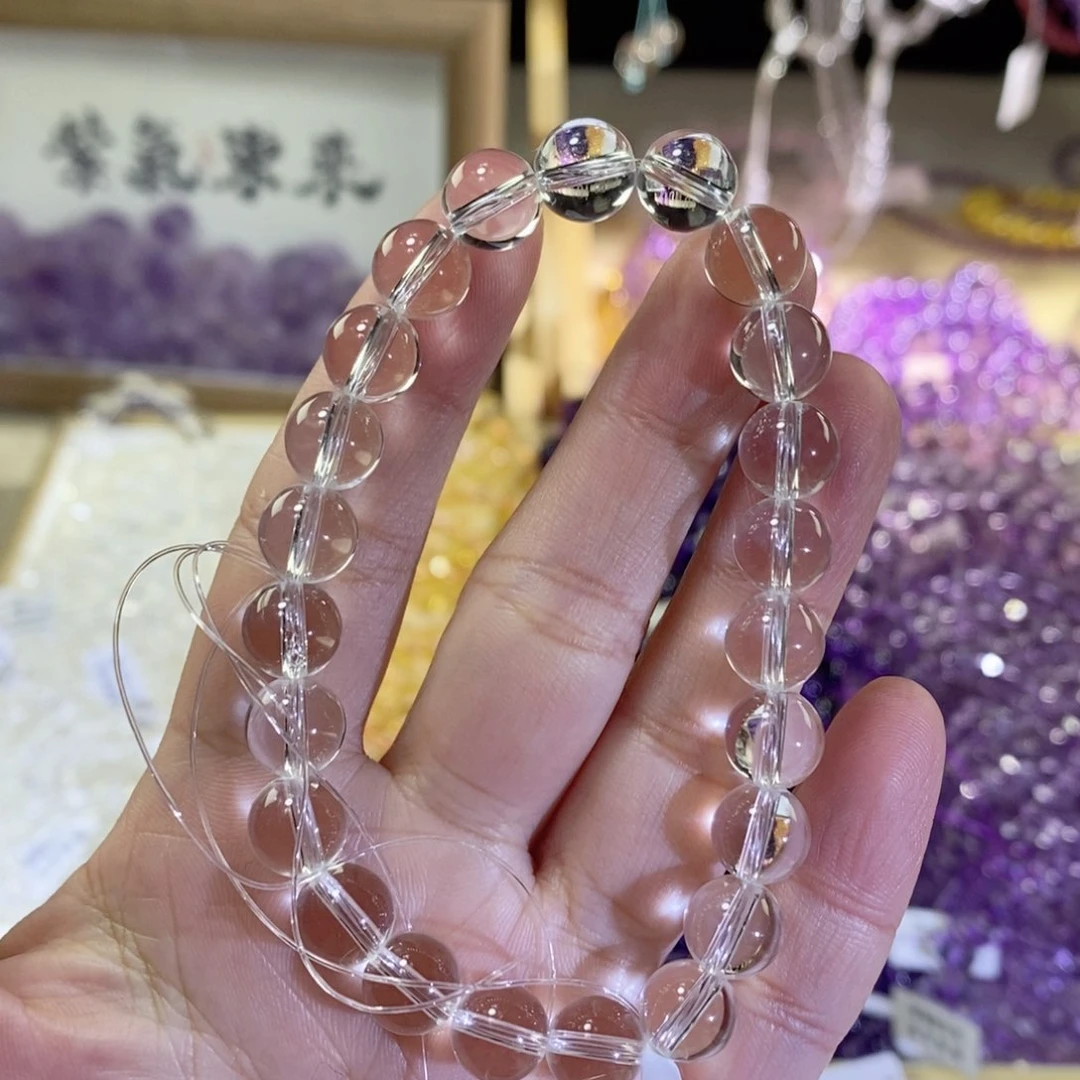 水晶手链未镶嵌白水晶卡8双A