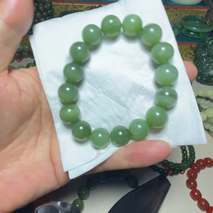 未镶嵌手串和田玉（碧玉）