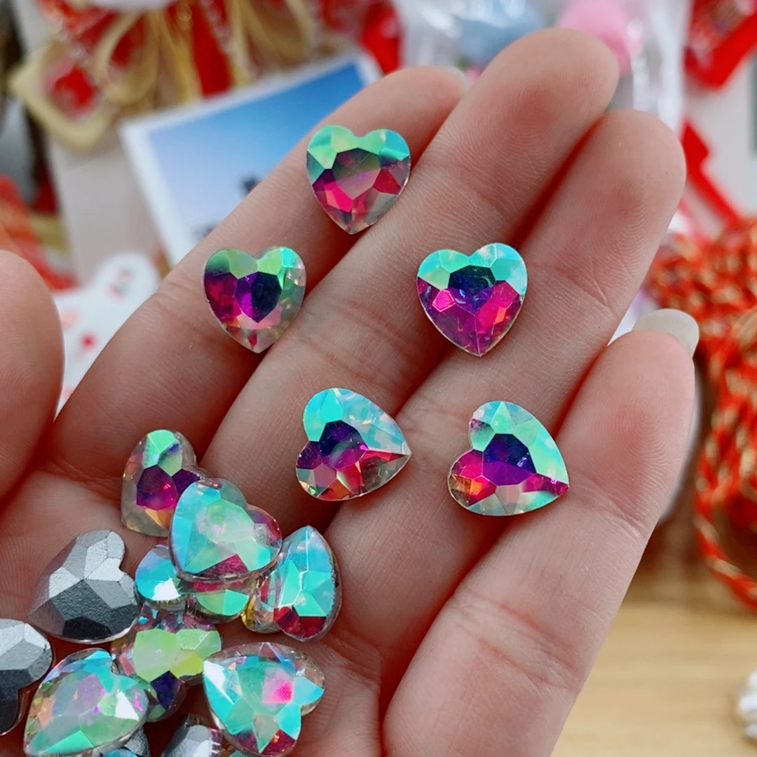 卡12的爱心玻璃钻50个一份