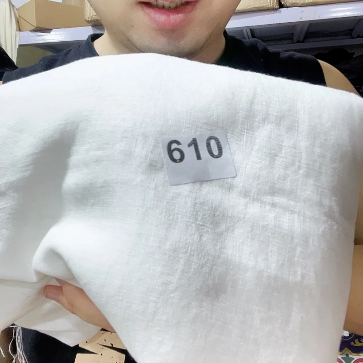 孙*白色亚麻610号2米长