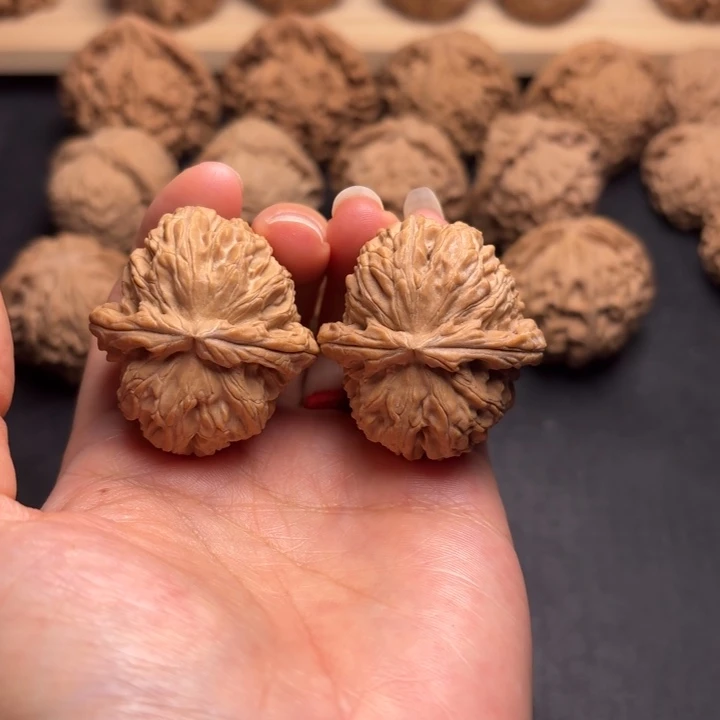 文玩核桃把件36白狮子