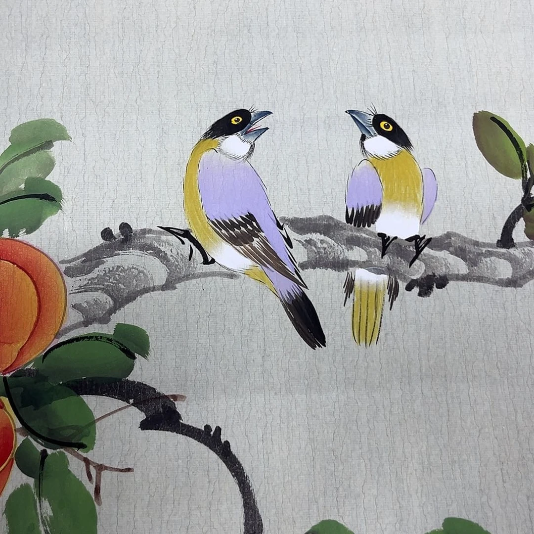 国画国画老师手绘作品