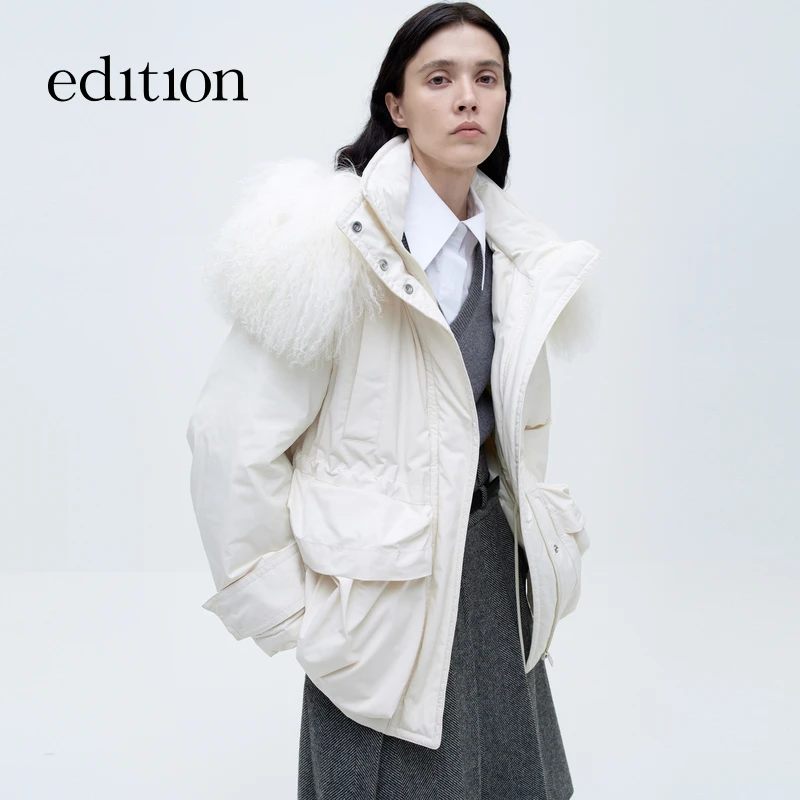 【赵老板专属】edition大毛领连帽工装羽绒服#EBC4EIN011