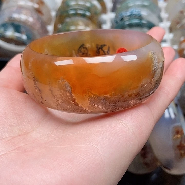 手镯玛瑙/玉髓未镶嵌小*界