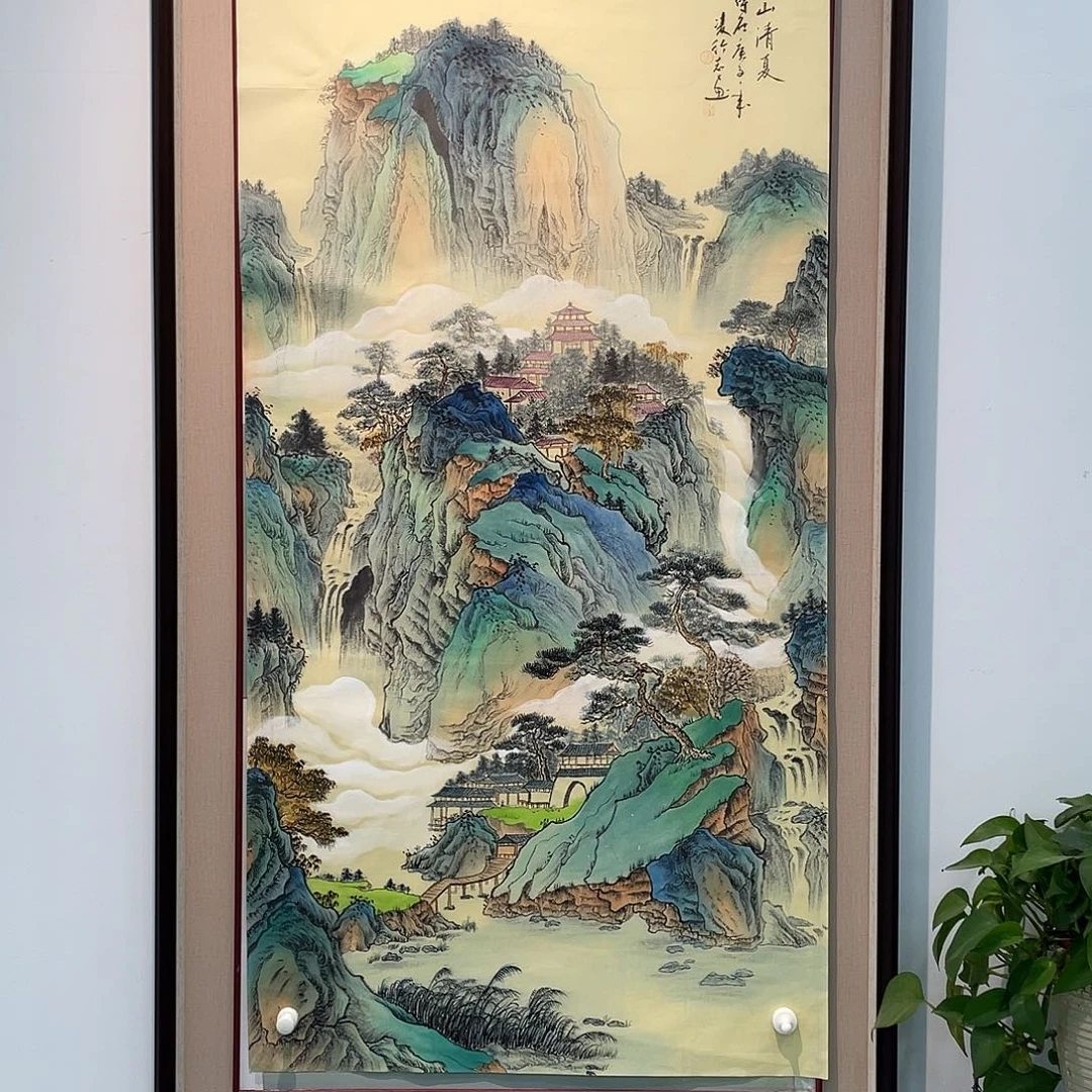 国画凌行志老师手绘国画精品