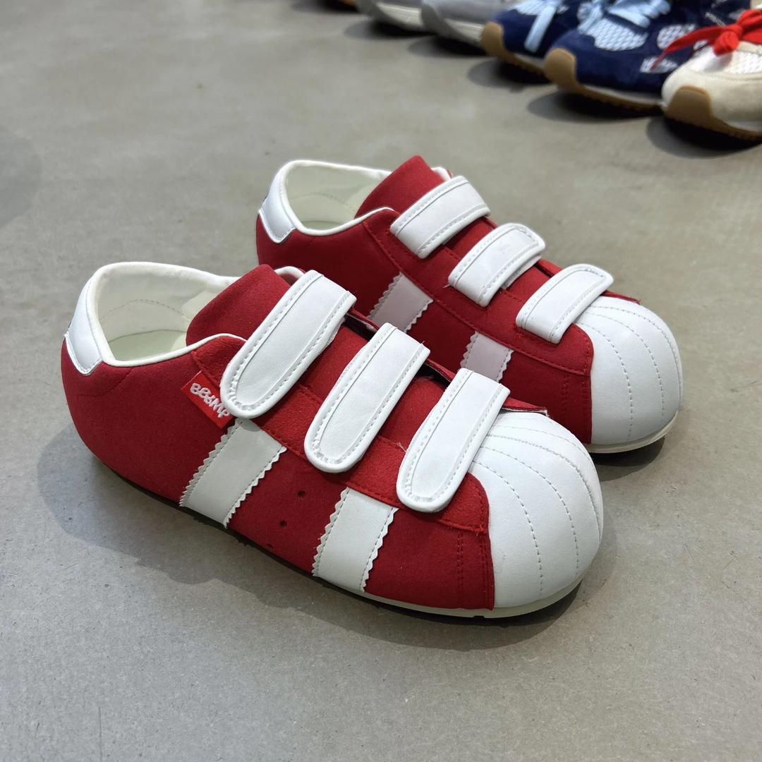 面包鞋增高厚底新爆款丑萌贝壳头女鞋米奇卡通大头鞋小众百搭鞋子