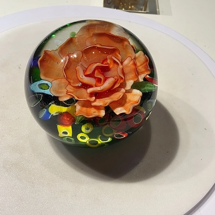 琉璃纯手工扎花花球