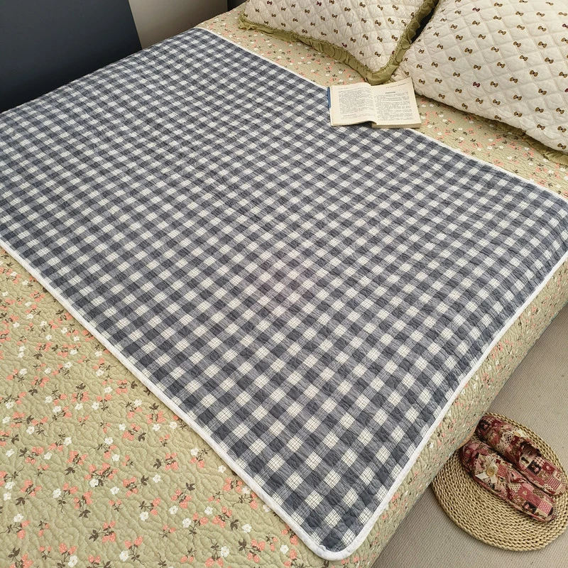 纯棉小垫子夹棉学生宿舍女生透气款姨妈垫床盖男生隔油隔汗隔脏垫