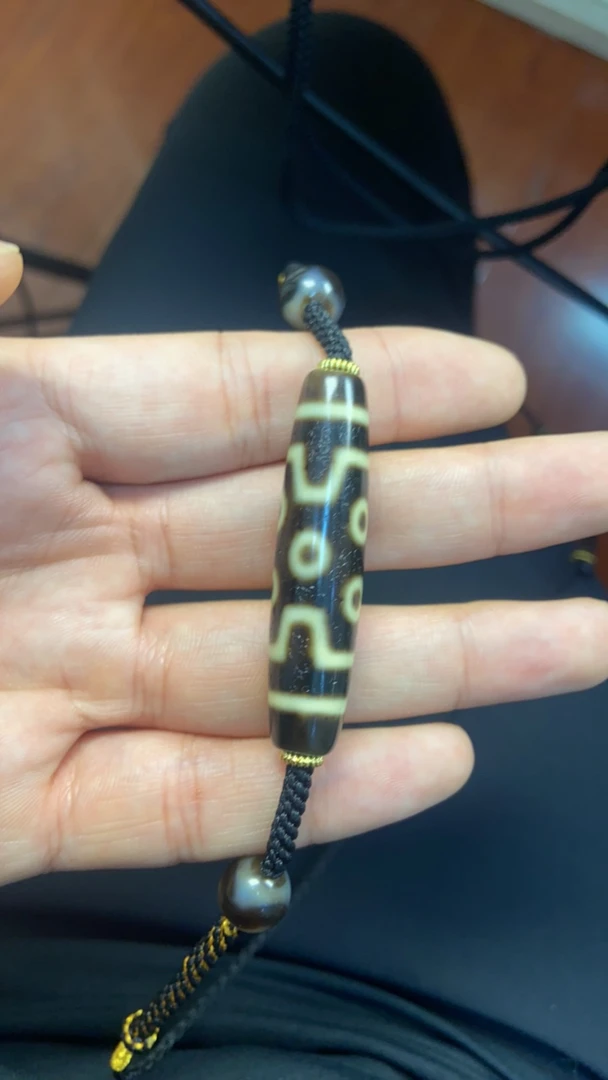 台湾建成家坛城七眼玛瑙项链