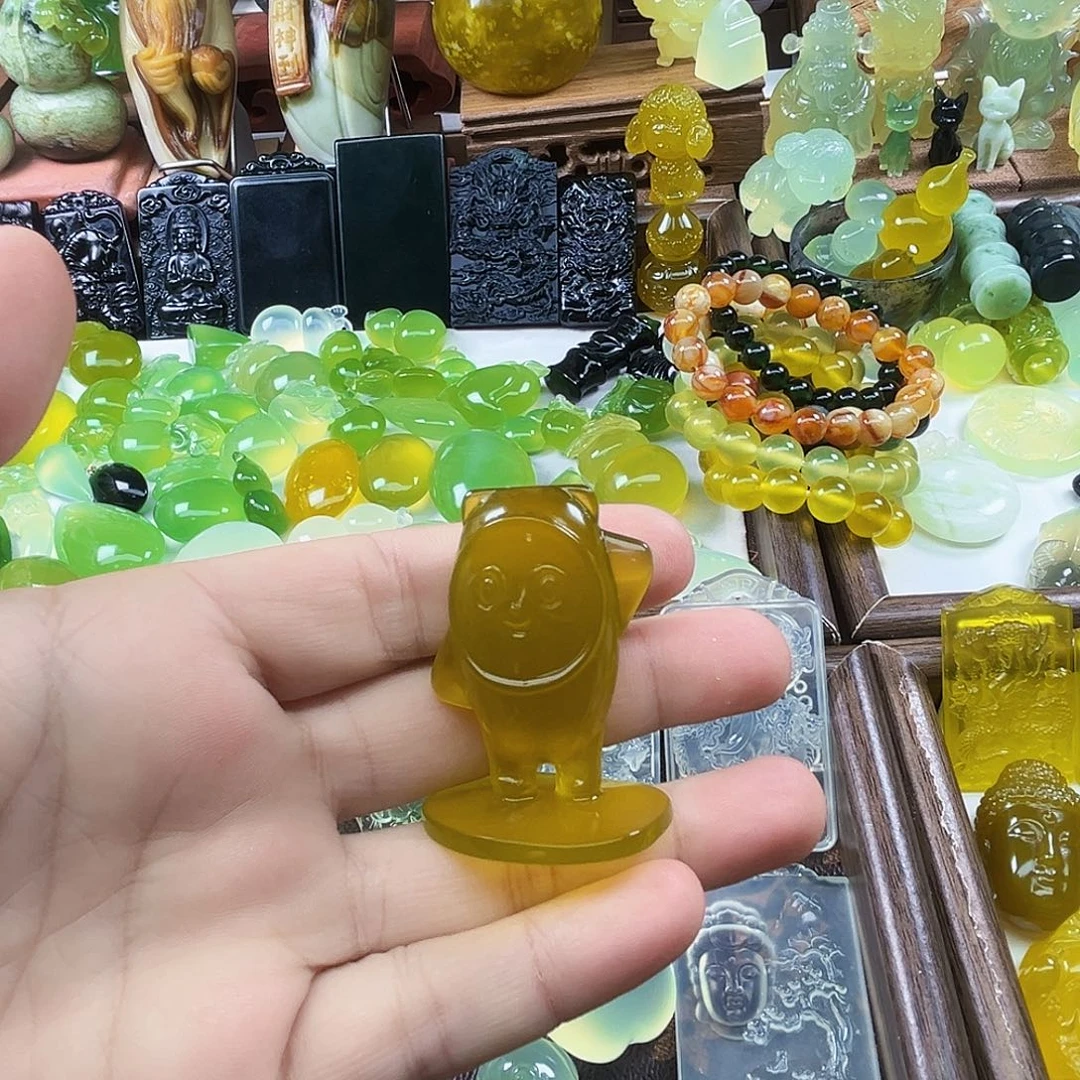 岫玉未镶嵌吊坠(不含链)