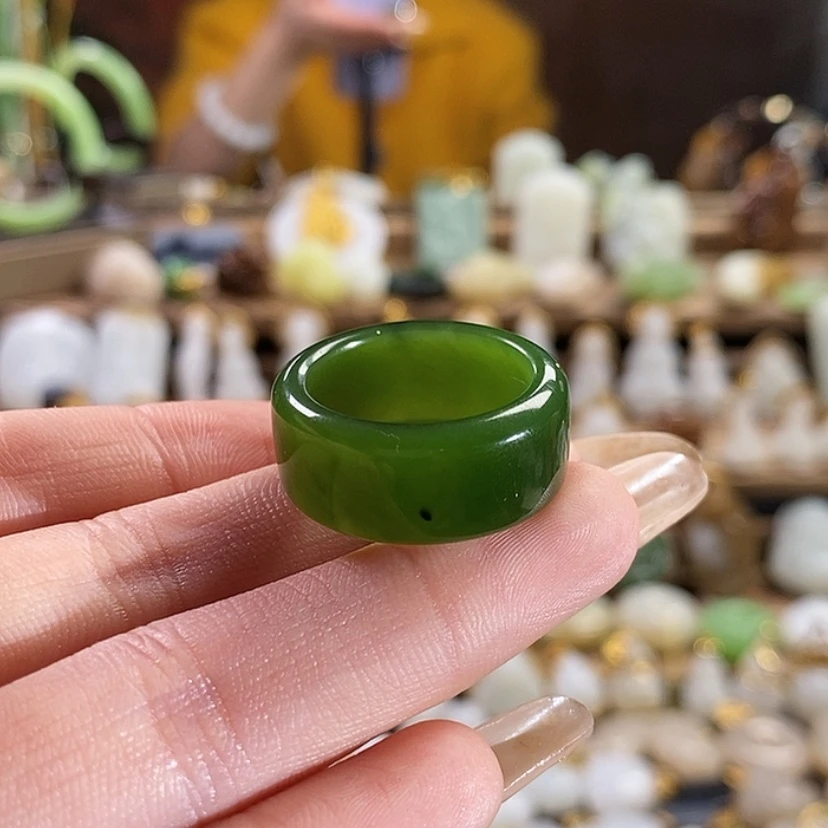 【闪购商品】和田玉戒指17未镶嵌