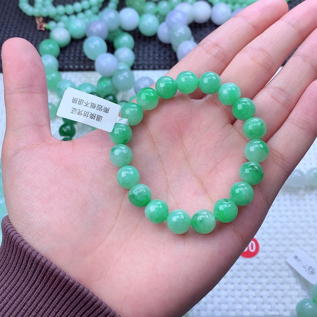 明***玉翡翠未镶嵌毛衣链