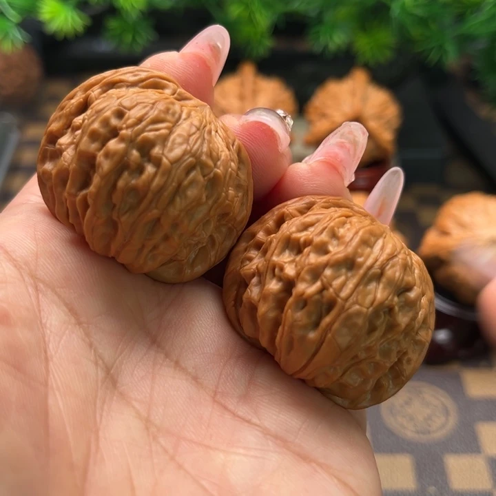 核桃37磨盘文玩核桃