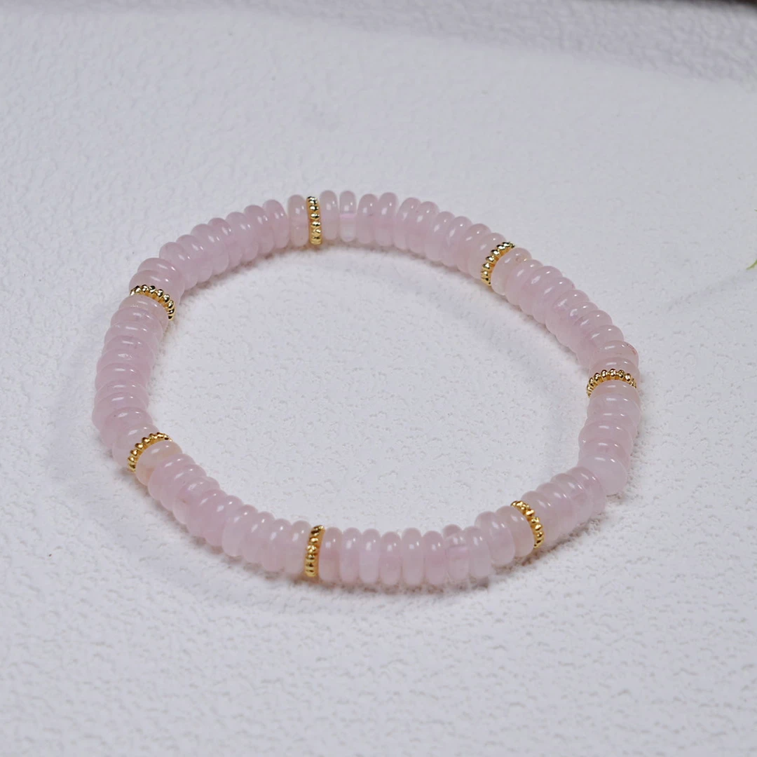 天然粉晶6m+DIY手串