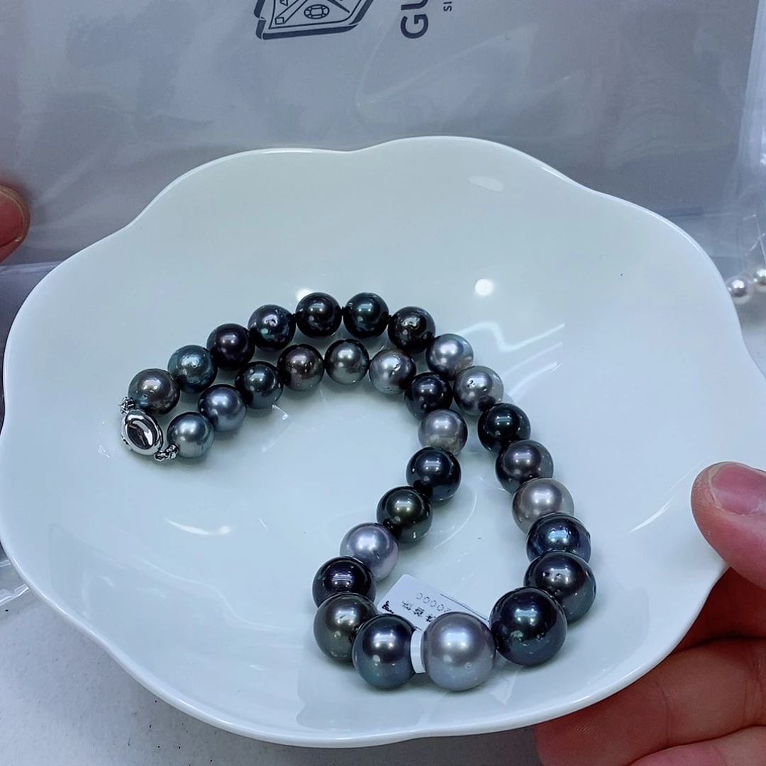 海水珍珠颈饰银S925镶嵌