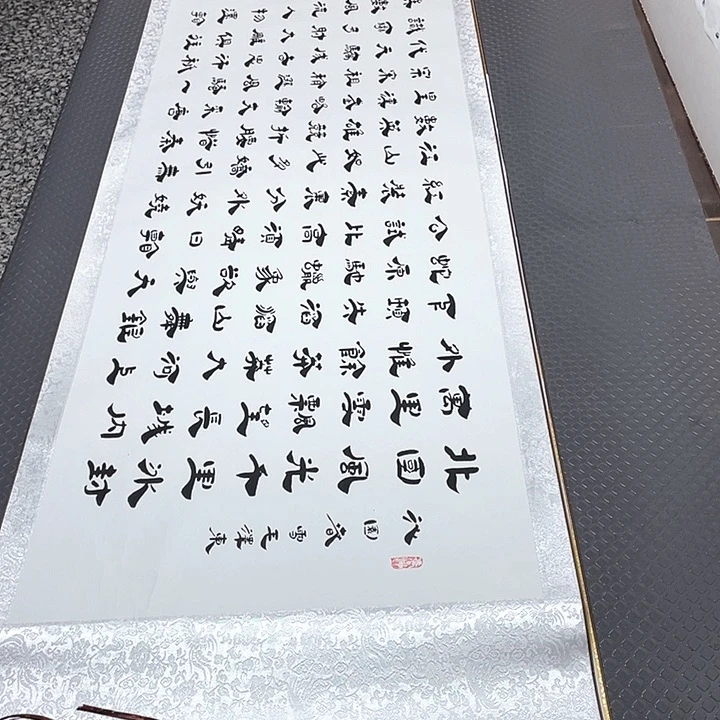 书法昆****厂李全明卷轴打包