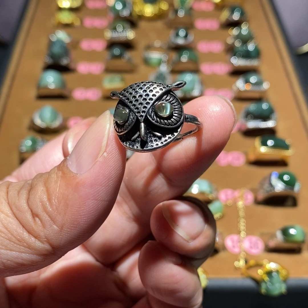 和田玉未镶嵌戒圈