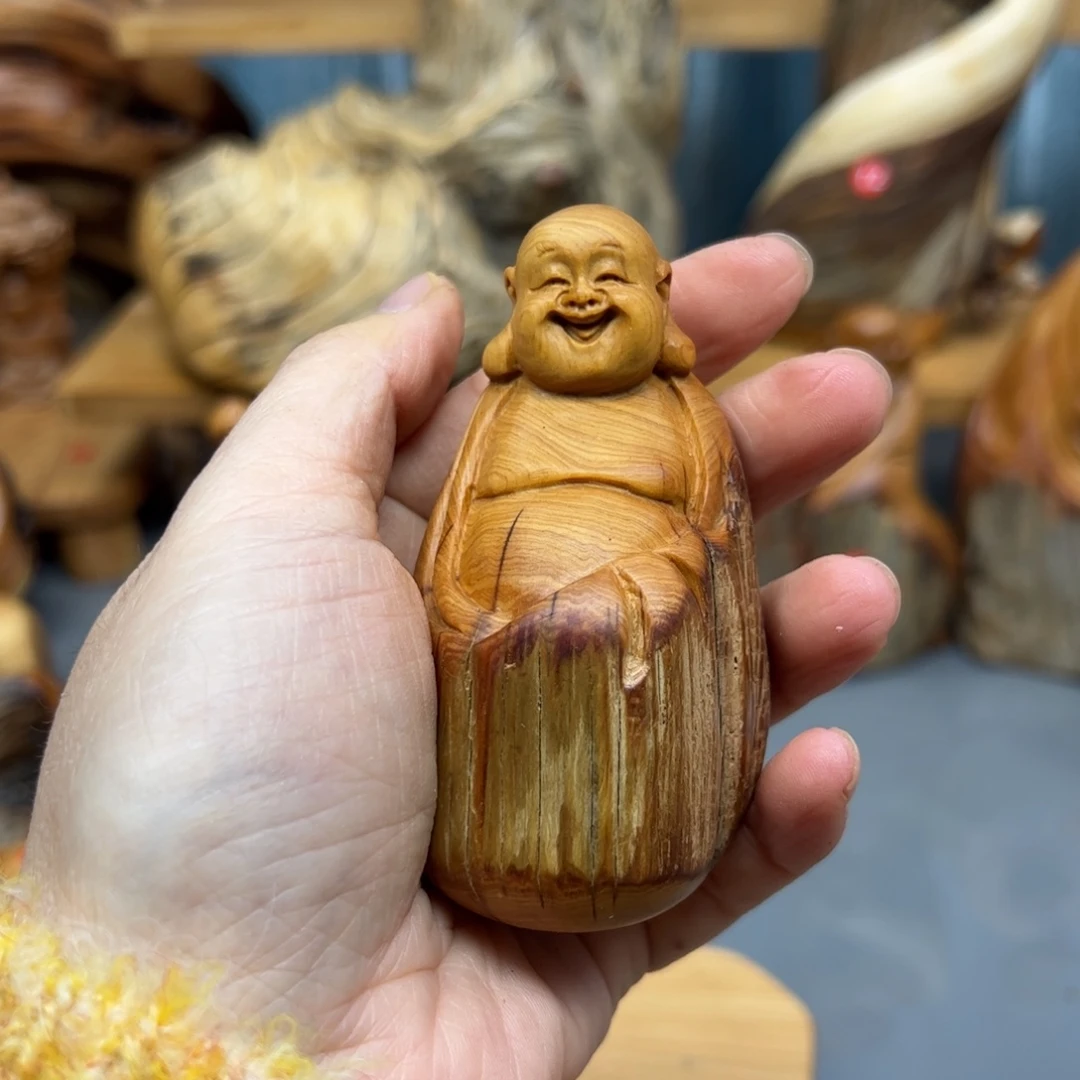 柏木崖柏木摆件手把件，41